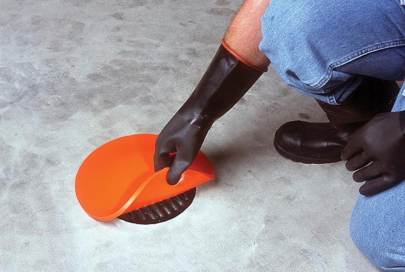 UltraTech 2134 Ultra-Drain Seal Drain Cover, Orange Urethane, 12" Diameter - Image 2